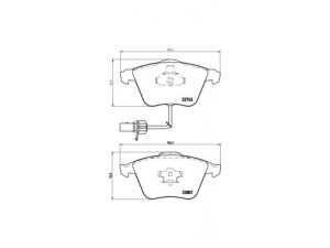 BREMBO P 85 084 stabdžių trinkelių rinkinys, diskinis stabdys 
 Techninės priežiūros dalys -> Papildomas remontas
4E0698151F, 4E0698151M, 4F0698151A