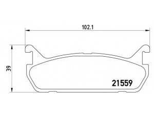 BREMBO P 49 015 stabdžių trinkelių rinkinys, diskinis stabdys 
 Techninės priežiūros dalys -> Papildomas remontas
0449287101, 0449287101000, 0449287102