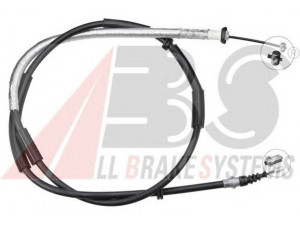 A.B.S. K18943 trosas, stovėjimo stabdys 
 Stabdžių sistema -> Valdymo svirtys/trosai
51826007