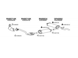 VENEPORTE 550146 išmetimo sistema 
 Išmetimo sistema -> Išmetimo sistema, visa