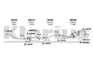 KLARIUS 630076E išmetimo sistema 
 Išmetimo sistema -> Išmetimo sistema, visa