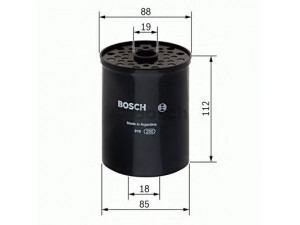 BOSCH 1 457 434 200 kuro filtras 
 Degalų tiekimo sistema -> Kuro filtras/korpusas
453 100 59A, 4531059, 798 4781