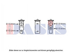 AKS DASIS 840214N išsiplėtimo vožtuvas, oro kondicionavimas 
 Oro kondicionavimas -> Vožtuvai
F15161J14