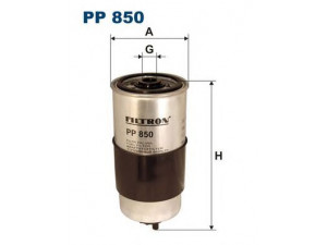 FILTRON PP850 kuro filtras 
 Techninės priežiūros dalys -> Papildomas remontas
6211, 1270529, 12705299, 31262351