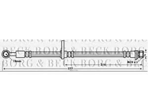 BORG & BECK BBH7750 stabdžių žarnelė 
 Stabdžių sistema -> Stabdžių žarnelės
01466-SED-000