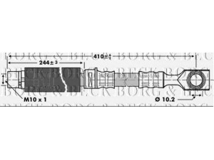 BORG & BECK BBH6826 stabdžių žarnelė 
 Stabdžių sistema -> Stabdžių žarnelės
562377, 90 498 319, 90498319, 562377