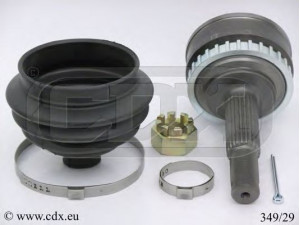 CDX 349/29 jungčių komplektas, kardaninis velenas 
 Ratų pavara -> Sujungimai/komplektas