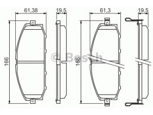 BOSCH 0 986 494 150 stabdžių trinkelių rinkinys, diskinis stabdys 
 Techninės priežiūros dalys -> Papildomas remontas
41060 VB290, 41060 VB291, 41060 VC091