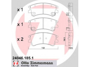 ZIMMERMANN 24046.185.1 stabdžių trinkelių rinkinys, diskinis stabdys 
 Techninės priežiūros dalys -> Papildomas remontas
G2YS3323ZA, G2YS3328Z, GJYE3323ZA