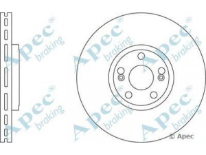 APEC braking DSK2242 stabdžių diskas 
 Dviratė transporto priemonės -> Stabdžių sistema -> Stabdžių diskai / priedai
7701207357, 8200177024, 8200242318