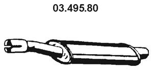 EBERSPÄCHER 03.495.80 vidurinis duslintuvas 
 Išmetimo sistema -> Duslintuvas
46 548 655, 7 781 517