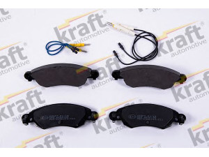 KRAFT AUTOMOTIVE 6006128 stabdžių trinkelių rinkinys, diskinis stabdys 
 Techninės priežiūros dalys -> Papildomas remontas
4252-87, 425214, 425287