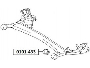 ASVA 0101-433 valdymo svirties/išilginių svirčių įvorė 
 Ašies montavimas/vairavimo mechanizmas/ratai -> Valdymo svirtis/pasukamosios svirties sujungimas -> Montavimas/sutvirtinimas
48725-52010