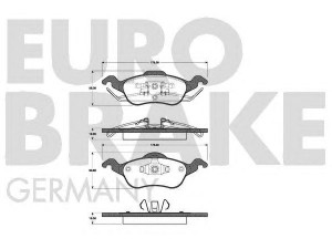 EUROBRAKE 5502222551 stabdžių trinkelių rinkinys, diskinis stabdys 
 Techninės priežiūros dalys -> Papildomas remontas
1075558, 1107697, 1136519, 1151049