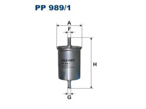 FILTRON PP989/1 kuro filtras 
 Techninės priežiūros dalys -> Papildomas remontas
4514770001