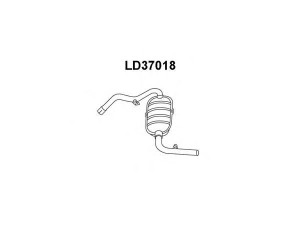 VENEPORTE LD37018 galinis duslintuvas 
 Išmetimo sistema -> Duslintuvas
21211201005
