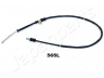 JAPANPARTS BC-565L trosas, stovėjimo stabdys 
 Stabdžių sistema -> Valdymo svirtys/trosai
MR129921