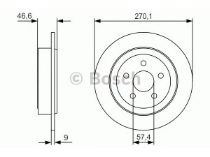 BOSCH 0 986 479 V44 stabdžių diskas 
 Dviratė transporto priemonės -> Stabdžių sistema -> Stabdžių diskai / priedai
05085 651AB, 5085 651AB