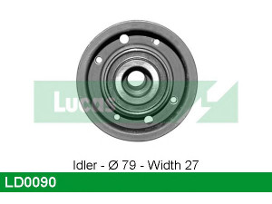 LUCAS ENGINE DRIVE LD0090 įtempiklio skriemulys, paskirstymo diržas
636421, 90180131