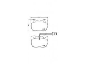 BREMBO P 44 004 stabdžių trinkelių rinkinys, diskinis stabdys 
 Techninės priežiūros dalys -> Papildomas remontas
RTC6781, STC8189, STC8571, STC8572