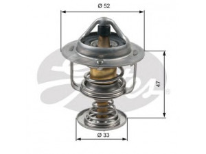 GATES TH30580G1 termostatas, aušinimo skystis 
 Aušinimo sistema -> Termostatas/tarpiklis -> Thermostat
1338.E8, 1338E8, 9004833088, 9091603134