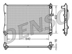 DENSO DRM45009 radiatorius, variklio aušinimas 
 Aušinimo sistema -> Radiatorius/alyvos aušintuvas -> Radiatorius/dalys
MN130395