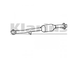 KLARIUS 311609 katalizatoriaus keitiklis 
 Išmetimo sistema -> Katalizatoriaus keitiklis
1705CV, 1316569080, 1319603080