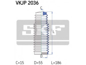 SKF VKJP 2036 gofruotoji membrana, vairavimas 
 Vairavimas -> Gofruotoji membrana/sandarinimai
32 13 1 094 933, 32 13 1 096 465