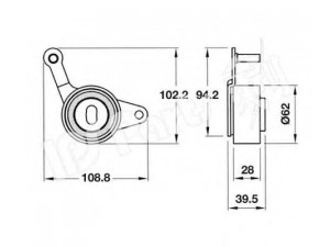 IPS Parts ITB-6919 įtempiklis, paskirstymo diržas 
 Diržinė pavara -> Paskirstymo diržas/komplektas -> Dirželio įtempiklis (įtempimo blokas)
8-97137-148-0