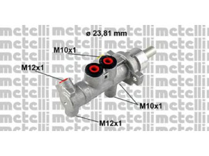 METELLI 05-0781 pagrindinis cilindras, stabdžiai 
 Stabdžių sistema -> Pagrindinis stabdžių cilindras
77 01 205 784