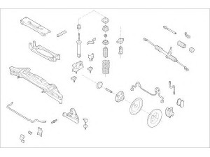 DELPHI SMAR-08978-F rato pakaba 
 Ašies montavimas/vairavimo mechanizmas/ratai -> Prekių paieška pagal schemą