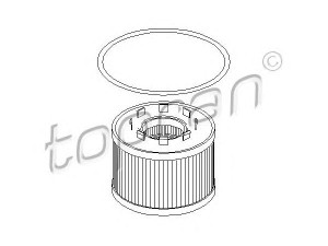 TOPRAN 301 760 alyvos filtras 
 Techninės priežiūros dalys -> Techninės priežiūros intervalai
1 088 179, 1 349 745, EFL484, XS7Q6744AA