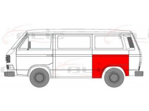 BLIC 6504-01-9557531P sparnas 
 Kėbulas -> Transporto priemonės galas -> Sparnas/montavimo dalys