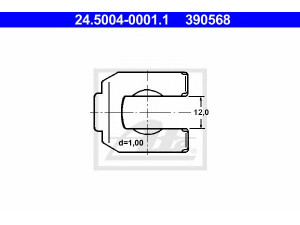 ATE 24.5004-0001.1 laikantysis rėmas, stabdžių žarnelė
712 945, 116374, 0112-9131, 5112-5209.04