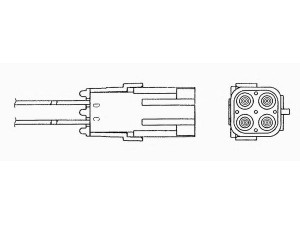 NGK 1628 lambda jutiklis 
 Elektros įranga -> Jutikliai