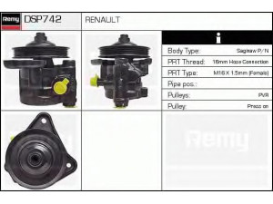 DELCO REMY DSP742 hidraulinis siurblys, vairo sistema 
 Vairavimas -> Vairo pavara/siurblys
77 00 814 452, 77 00 819 308C
