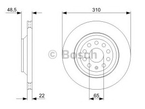 BOSCH 0 986 479 303 stabdžių diskas 
 Dviratė transporto priemonės -> Stabdžių sistema -> Stabdžių diskai / priedai
1K0 615 601 N, 1K0 615 601 N, 1K0 615 601 N