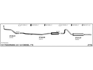 IMASAF 524000396 išmetimo sistema 
 Išmetimo sistema -> Išmetimo sistema, visa