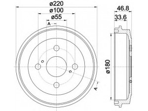 HELLA 8DT 355 301-931 stabdžių būgnas 
 Stabdžių sistema -> Būgninis stabdys -> Stabdžių būgnas
42431B1011, 42431B1020, 42431B1020000