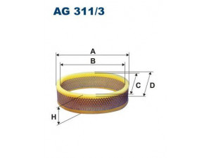 FILTRON AG311/3 oro filtras 
 Techninės priežiūros dalys -> Techninės priežiūros intervalai
144537