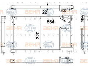HELLA 8FC 351 306-131 kondensatorius, oro kondicionierius 
 Oro kondicionavimas -> Kondensatorius
BB7C-61-480