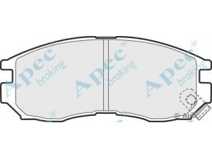 APEC braking PAD914 stabdžių trinkelių rinkinys, diskinis stabdys 
 Techninės priežiūros dalys -> Papildomas remontas
MB699174, MB699266, MB699702, MB858375