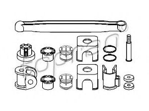 TOPRAN 206 933 remonto komplektas, pavarų svirtis 
 Transmisija -> Neautomatinė pavarų dėžė -> Remonto komplektai
07 58 947S, 7 58 947S, 93183155S