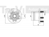 TREVI AUTOMOTIVE WB1876 rato guolio komplektas 
 Ašies montavimas/vairavimo mechanizmas/ratai -> Rato stebulė/montavimas -> Rato guolis
1334289