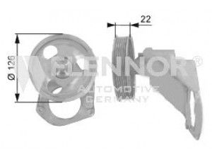 FLENNOR FU99300 kreipiantysis skriemulys, V formos rumbuotas diržas
1628.WA, 1628WA, 96413173, 9641317380