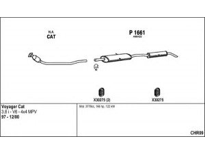FENNO CHR09 išmetimo sistema 
 Išmetimo sistema -> Išmetimo sistema, visa
