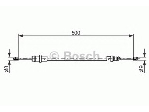 BOSCH 1 987 477 565 trosas, stovėjimo stabdys 
 Stabdžių sistema -> Valdymo svirtys/trosai
4745 E9, 4745 T5, 1472957080, 1487276080