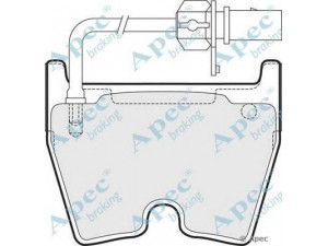 APEC braking PAD1524 stabdžių trinkelių rinkinys, diskinis stabdys 
 Techninės priežiūros dalys -> Papildomas remontas
8E0698151H