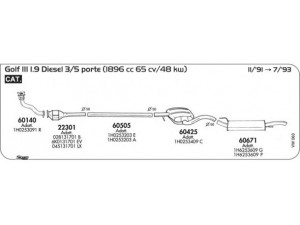SIGAM VW063 išmetimo sistema