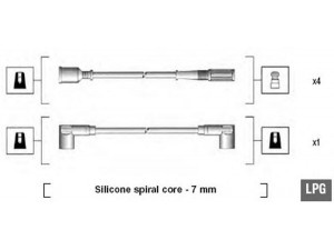 MAGNETI MARELLI 941105140638 uždegimo laido komplektas 
 Kibirkšties / kaitinamasis uždegimas -> Uždegimo laidai/jungtys